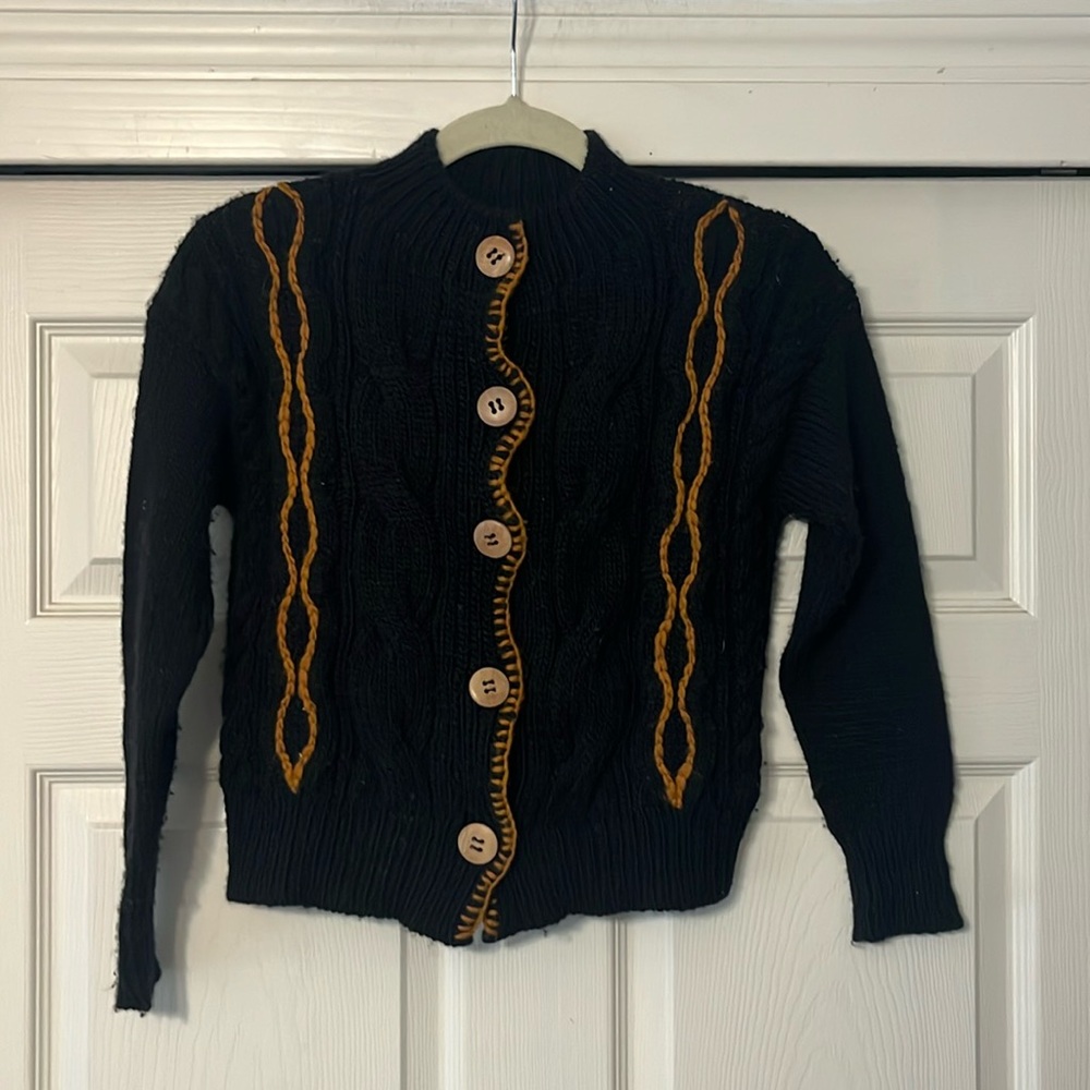 Tach Black  Cardigan